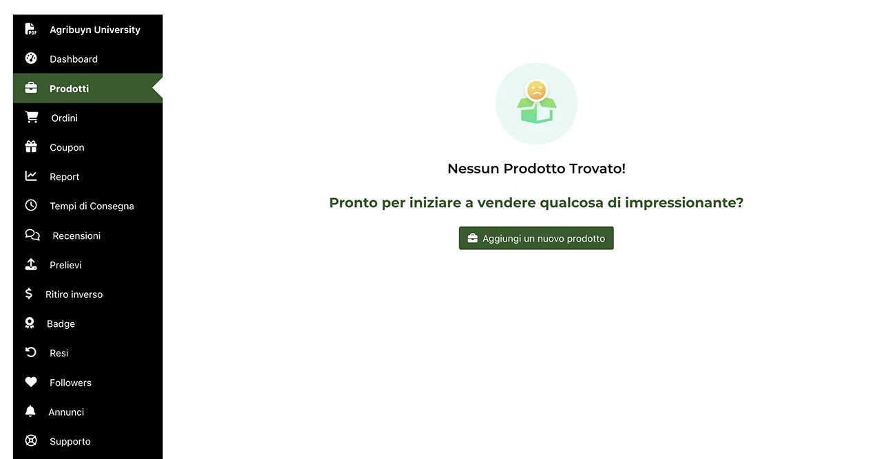 Sezione Prodotti
