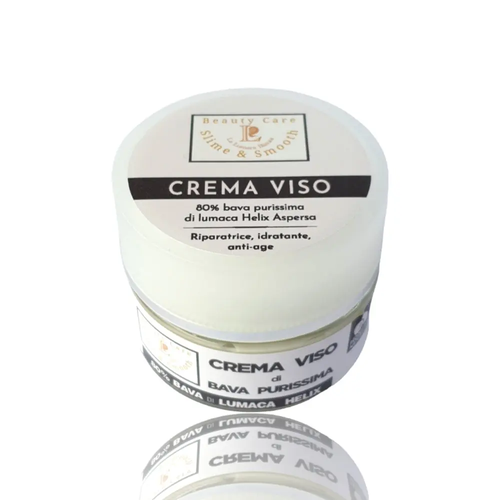 Crema viso con bava di lumaca antirughe e idratante