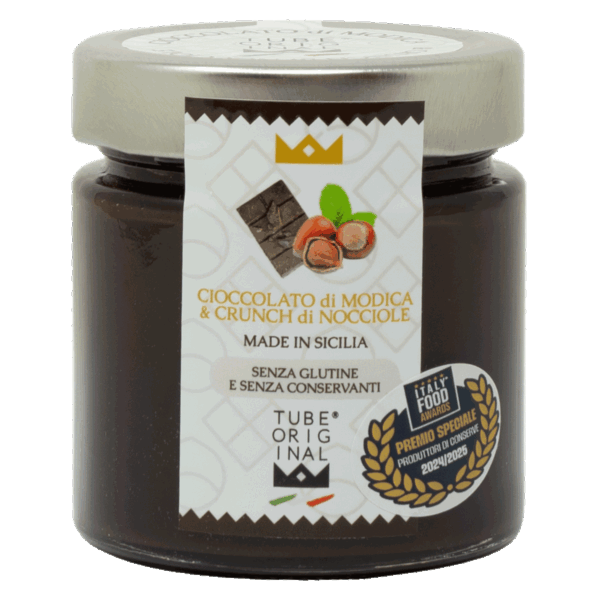 Cioccolato di Modico e Grunch di Nocciole