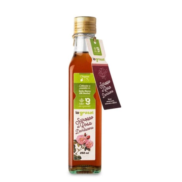 Sciroppo di rosa damascena