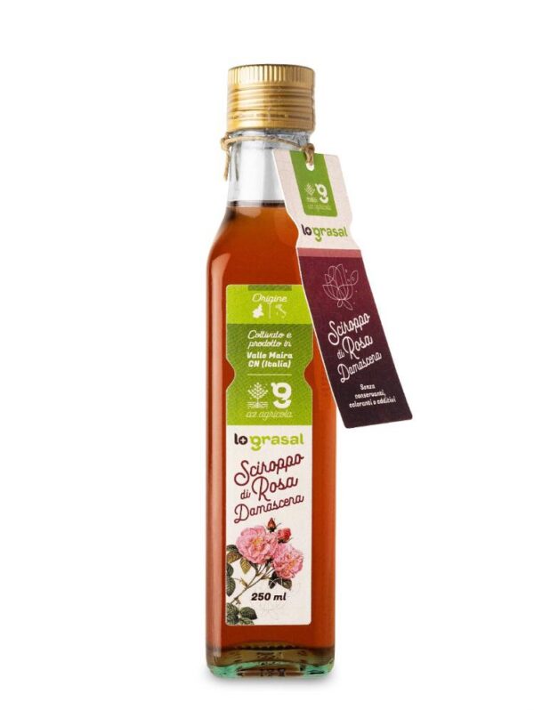 Sciroppo di rosa damascena