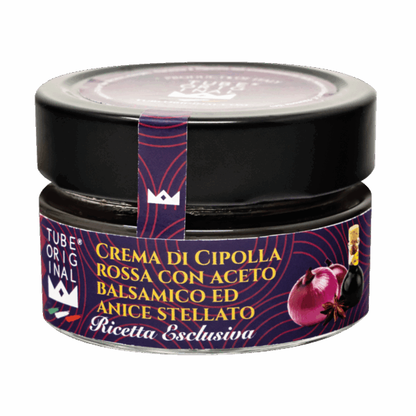 Crema di Cipolla Rossa all'Aceto Balsamico ed Anice Stellato
