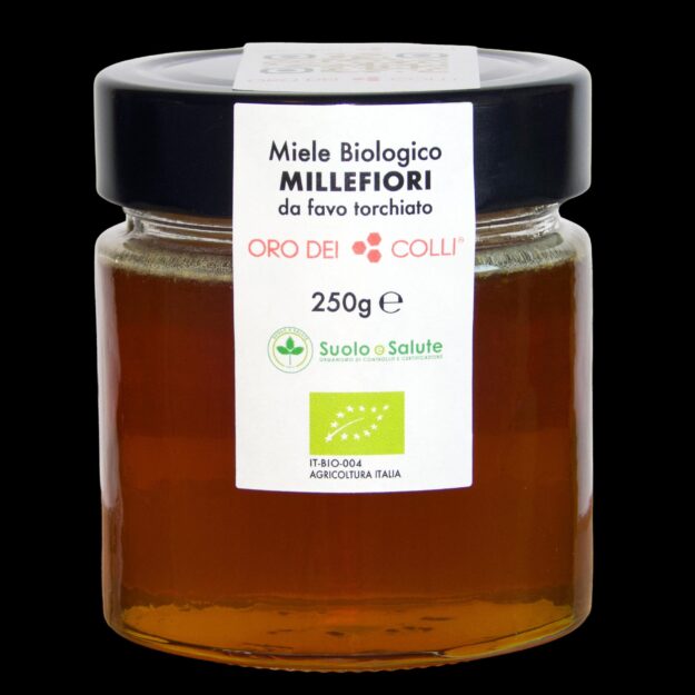 Vasetto da 250 gr di miele torchiato