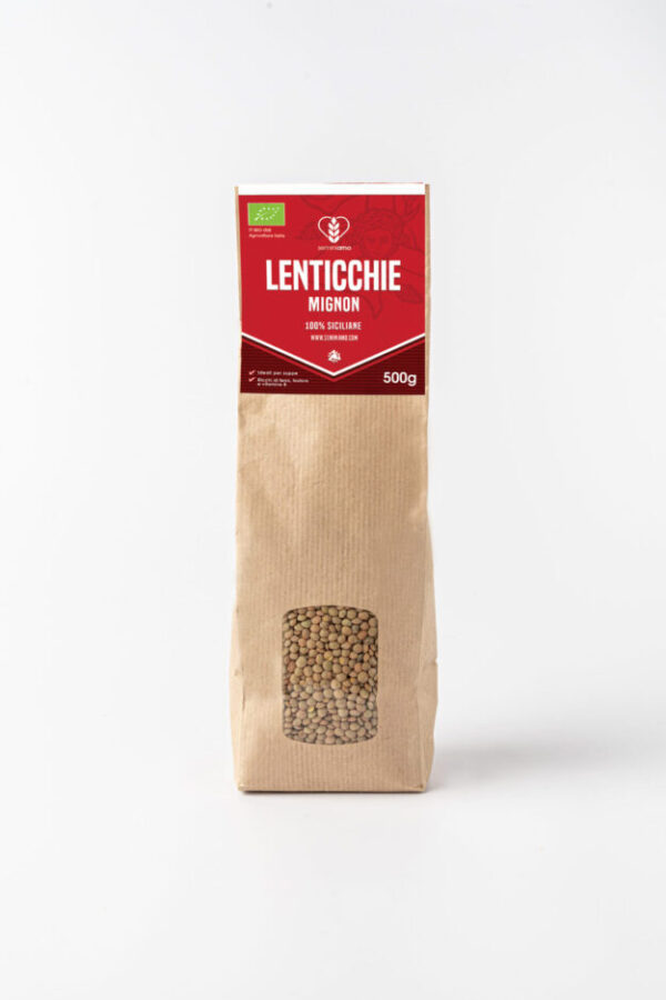 Lenticchie mignon legumi di sicilia lenticchia 500 gr