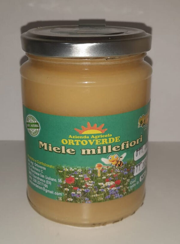 Miele Millefiori Biologico Siciliano 500 grammi